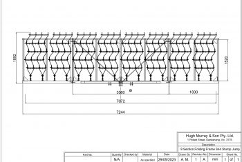 S44 Harrow Eight Section Hydraulic Folding Frame 20230529 Rev Development Drawing_page-0001